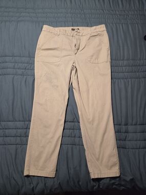 Lee Light Beige Straight Leg Pants SZ 14